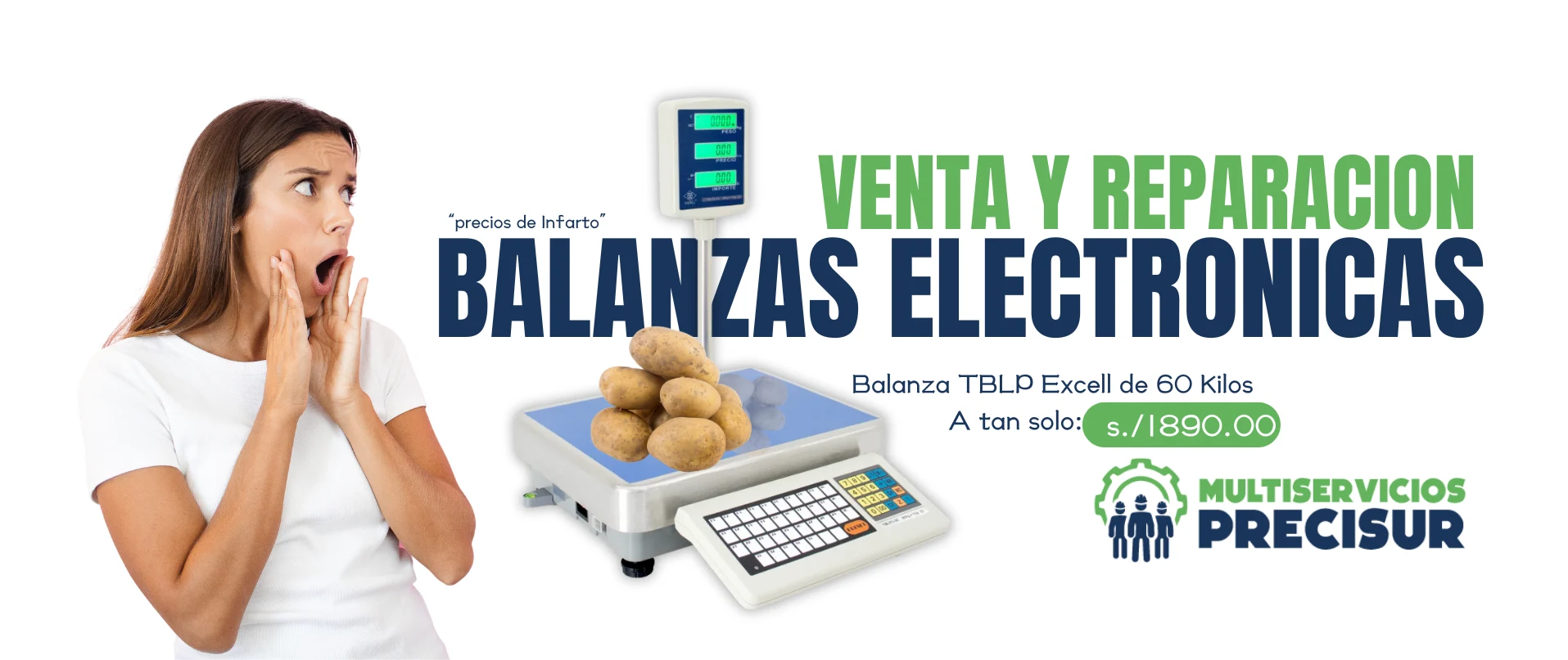 Balanza Excell TBLP de 60 Kilos